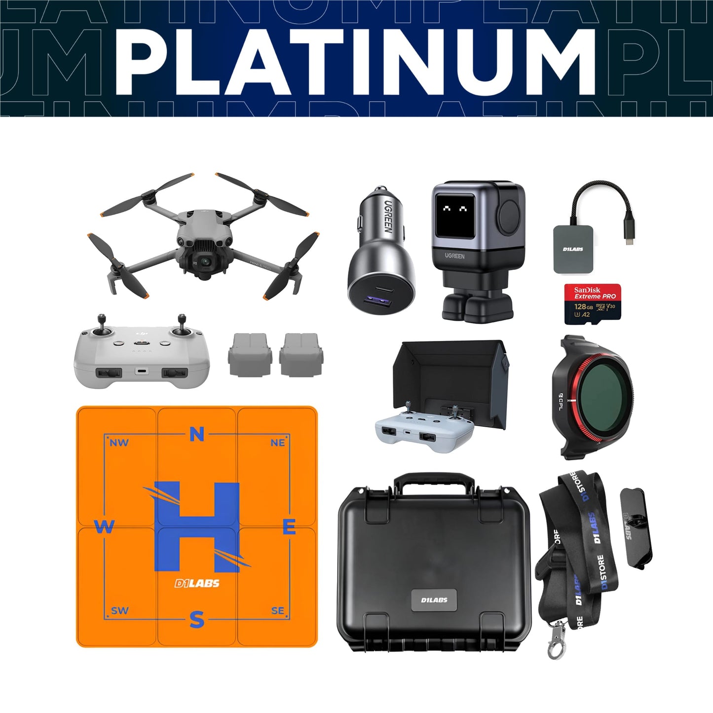 DJI Mini 5 Pro Platinum Combo (DJI RC-N3) — detail
