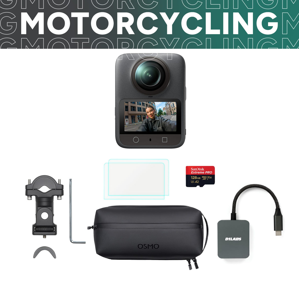 Osmo 360 Motorcycling Bundle — detail