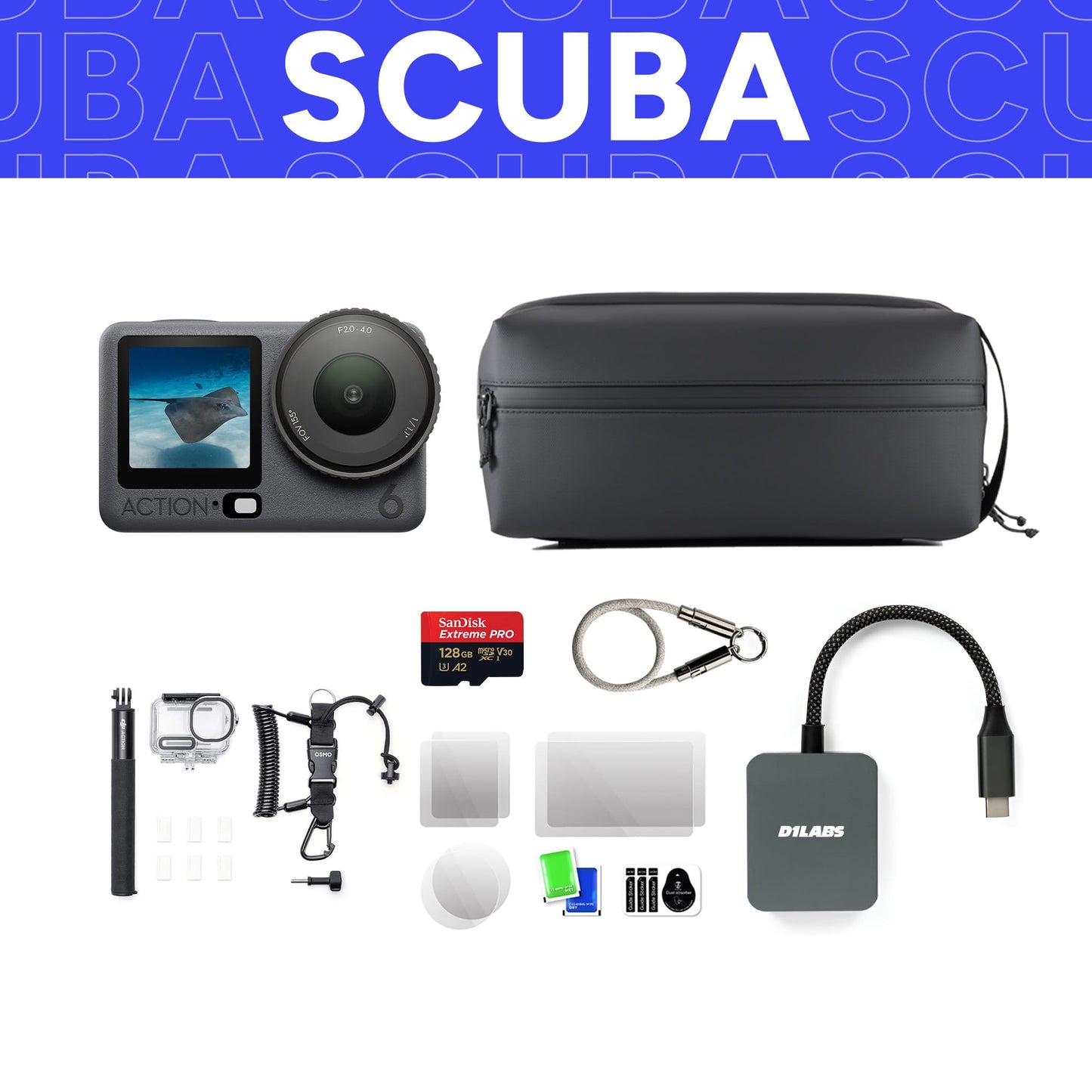 Osmo Action 6 Scuba Bundle — detail