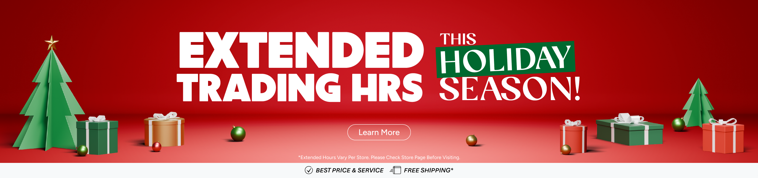 Shop In-Store with Extended Trading Hours this Holiday Season!