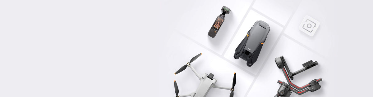 DJI Certified Refurbished drones, handhelds, and gimbals