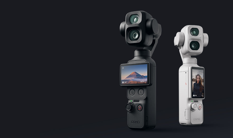 DJI Osmo Pocket 4P in black and white