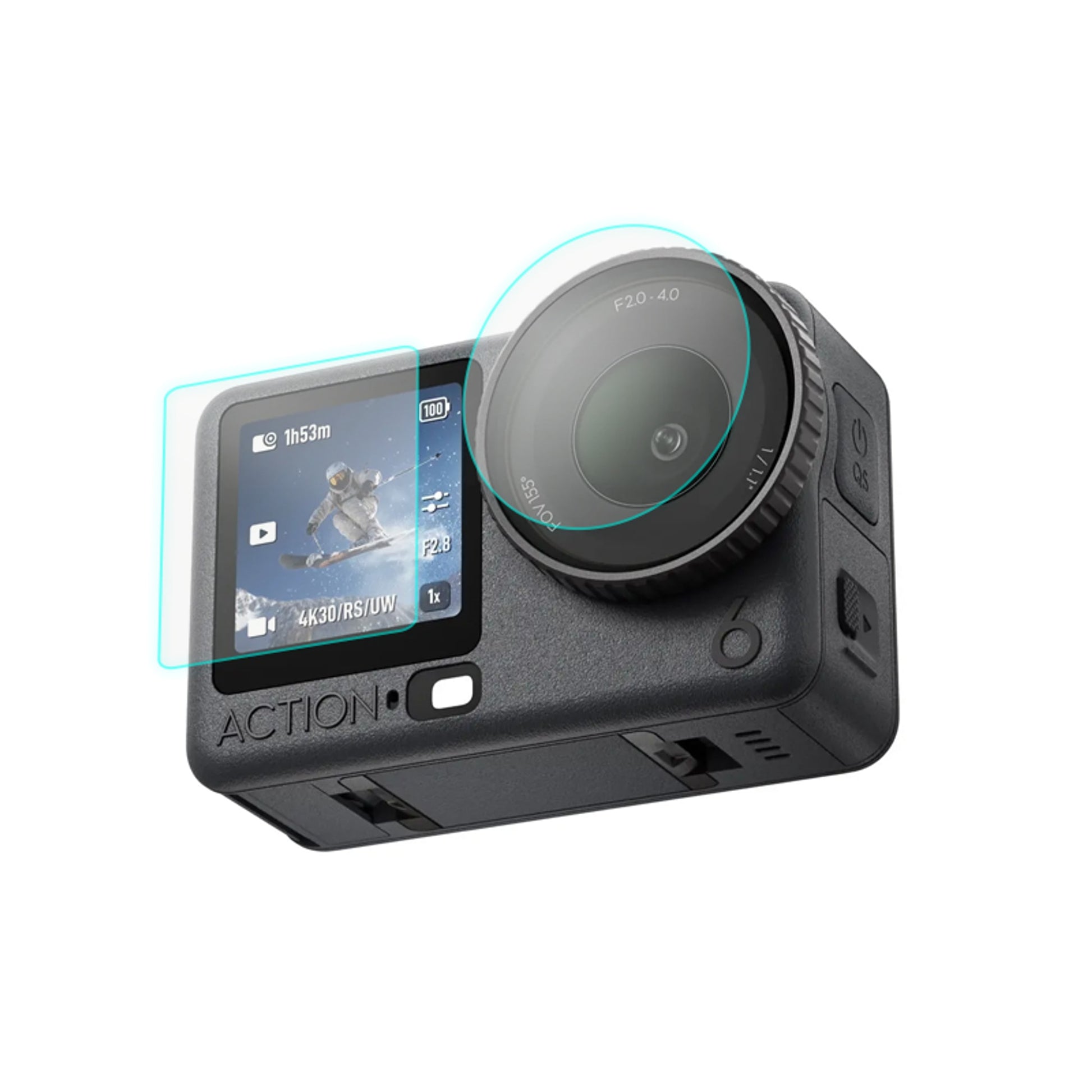 D1 Labs Screen & Lens Protector for Osmo Action 6 D1L-OSMOA6-SP product image 1