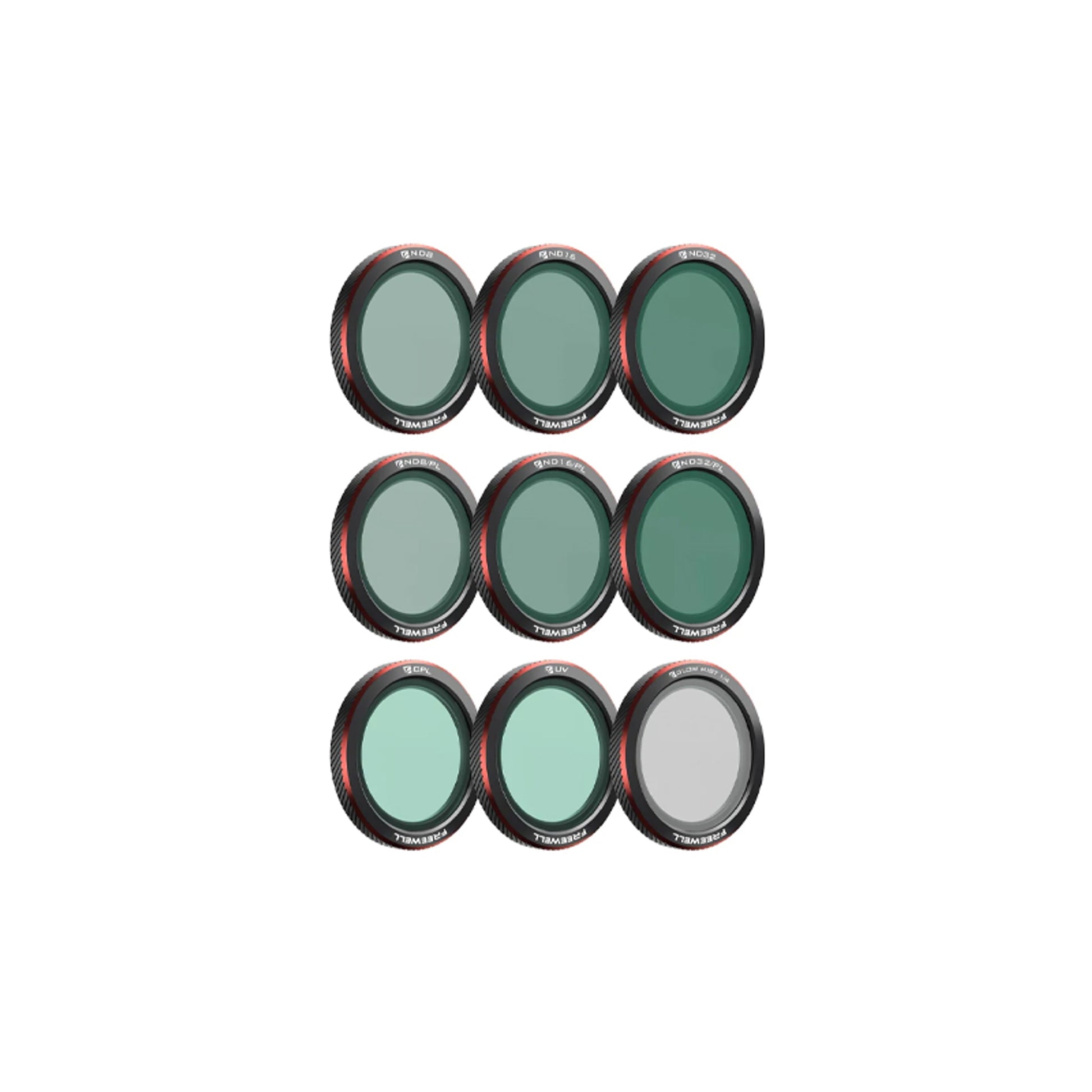 Freewell Mega Filter Pack for DJI Neo 2 (9 Pack) FW-NE2-MEGA product image 1