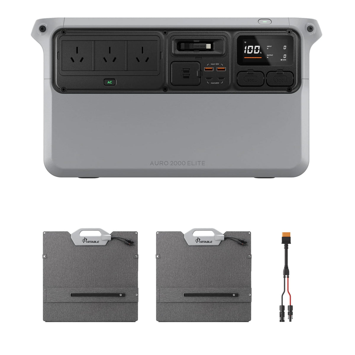 DJI Power Auro 2000 Elite 400W Foldable  Solar Panel Combo