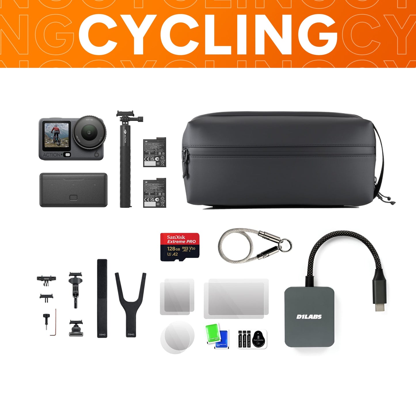 Osmo Action 6 Cycling Bundle Plus — detail