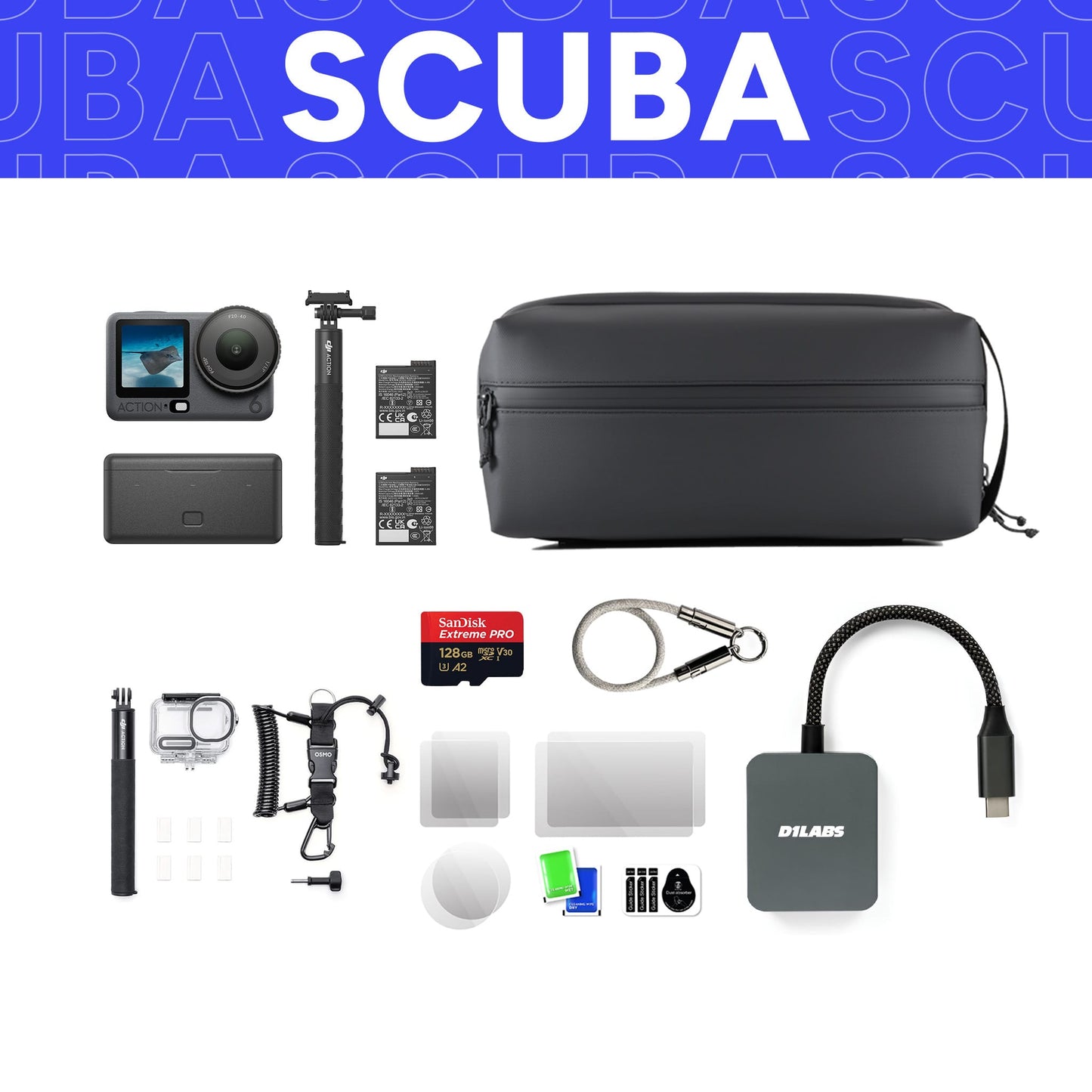 Osmo Action 6 Scuba Bundle Plus — detail