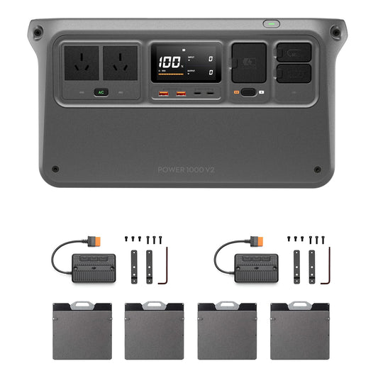 DJI Power 1000 V2 800W Foldable Solar Panel Combo