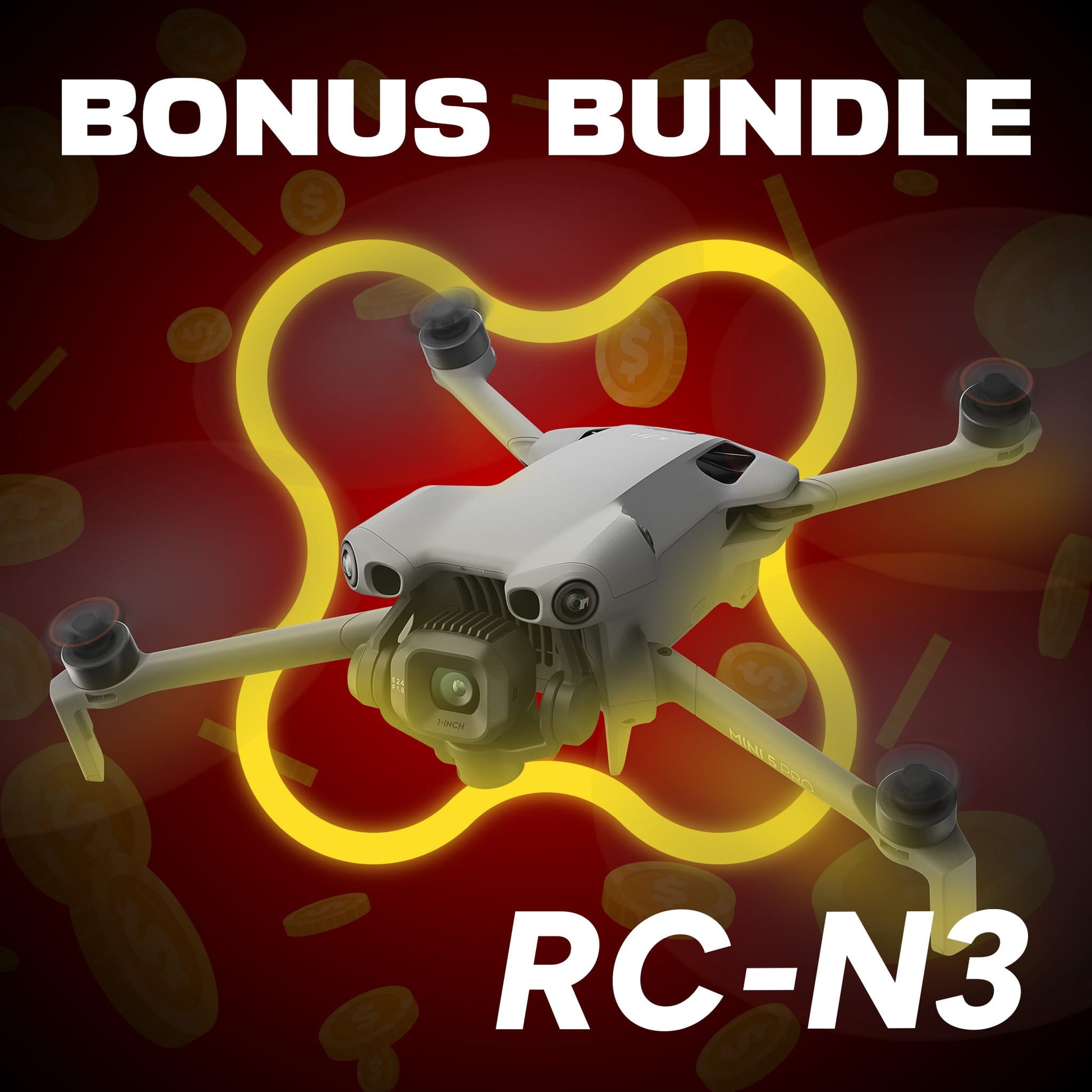 DJI Mini 5 Pro Fly More Combo + $1 Bonus Bundle (DJI RC-N3)