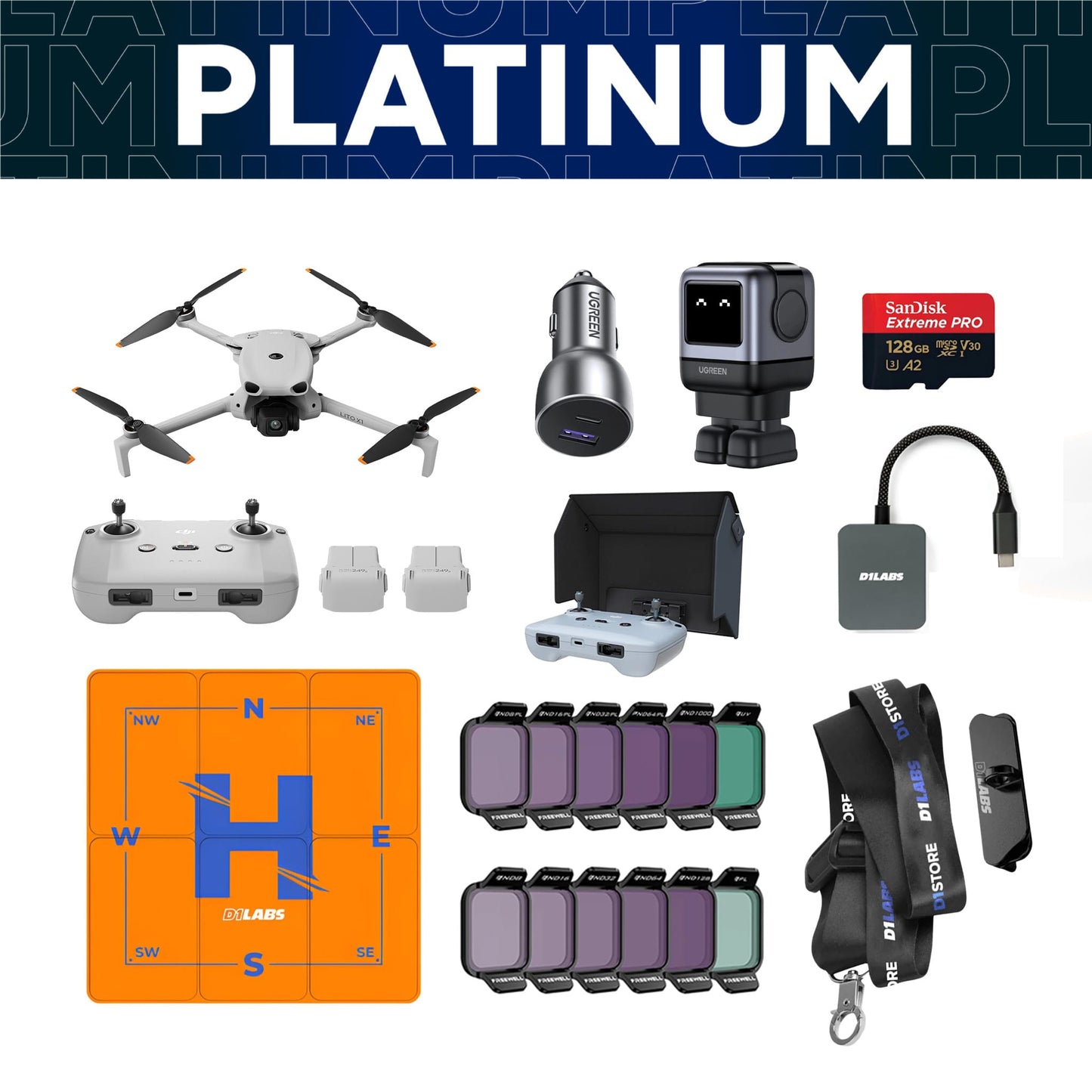 DJI Lito X1 Platinum Combo (DJI RC-N3) — detail