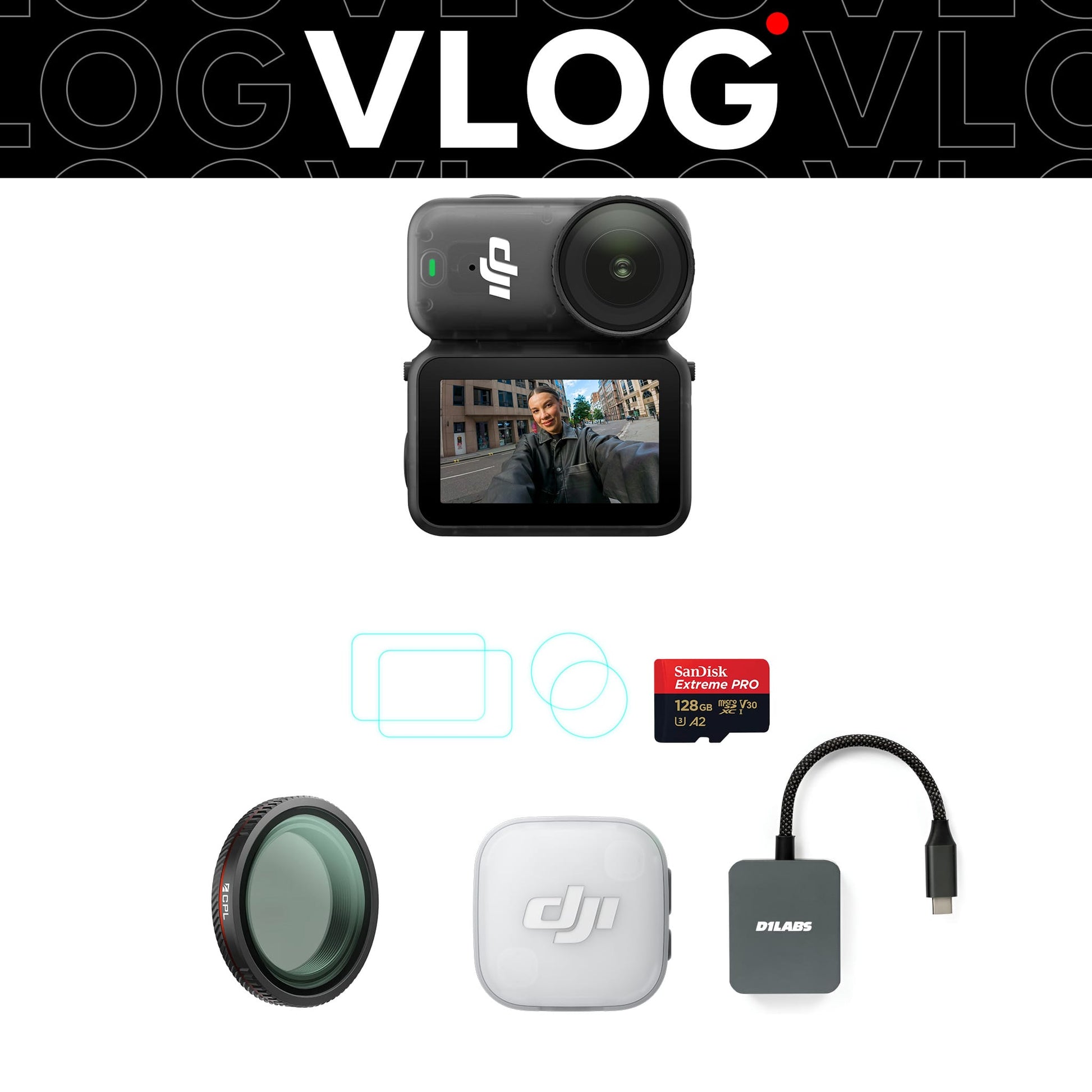 Osmo Nano Vlog Bundle (128GB) — detail