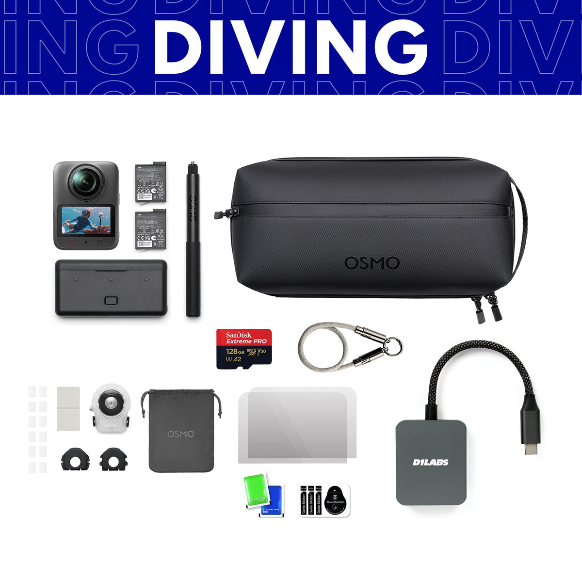 Osmo 360 II Diving Bundle Plus — detail