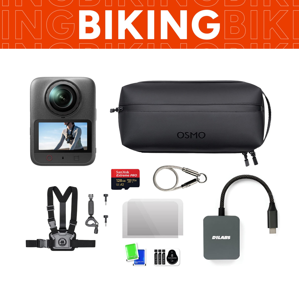 Osmo 360 II Biking Bundle — detail