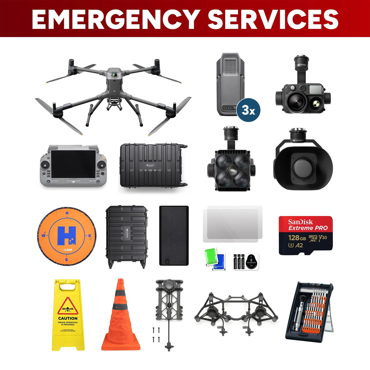 DJI Matrice 400 Emergency Services Package — detail