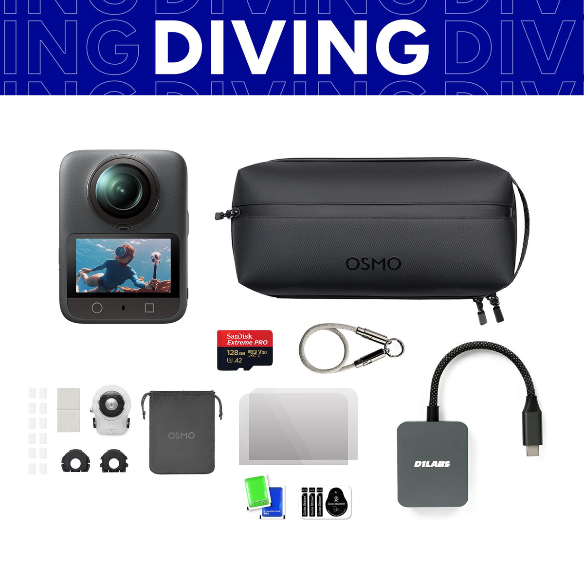 Osmo 360 Diving Bundle — detail