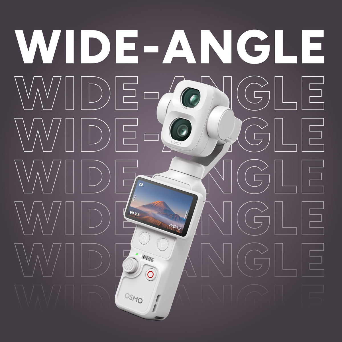 Osmo Pocket 4P (Pearl White) Wide-Angle Combo