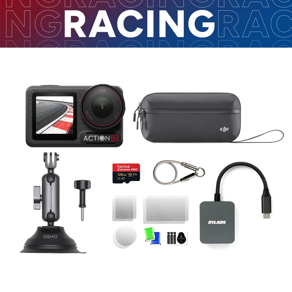 Osmo Action 5 Pro Racing Bundle — detail