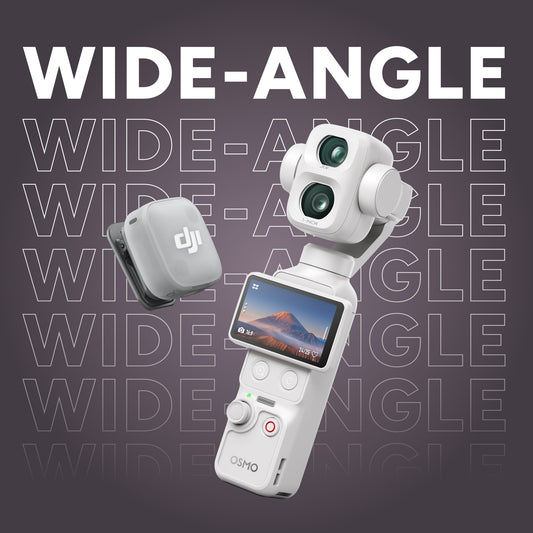 Osmo Pocket 4P (Pearl White) Wide-Angle Vlog Combo
