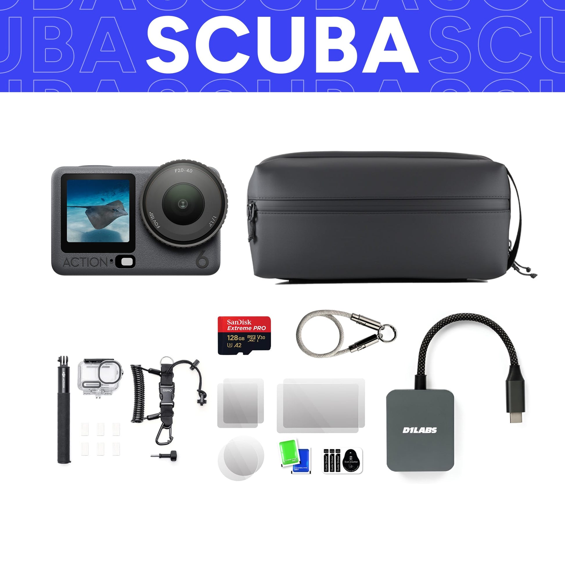 Osmo Action 6 Scuba Bundle — detail