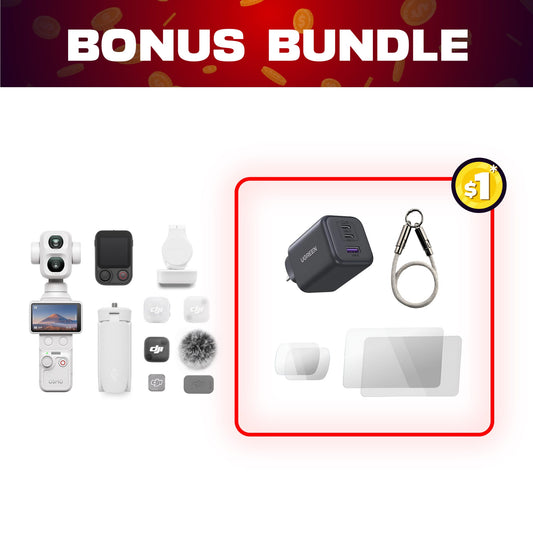 Osmo Pocket 4P (Pearl White) Vlog Combo + $1 Bonus Bundle — detail