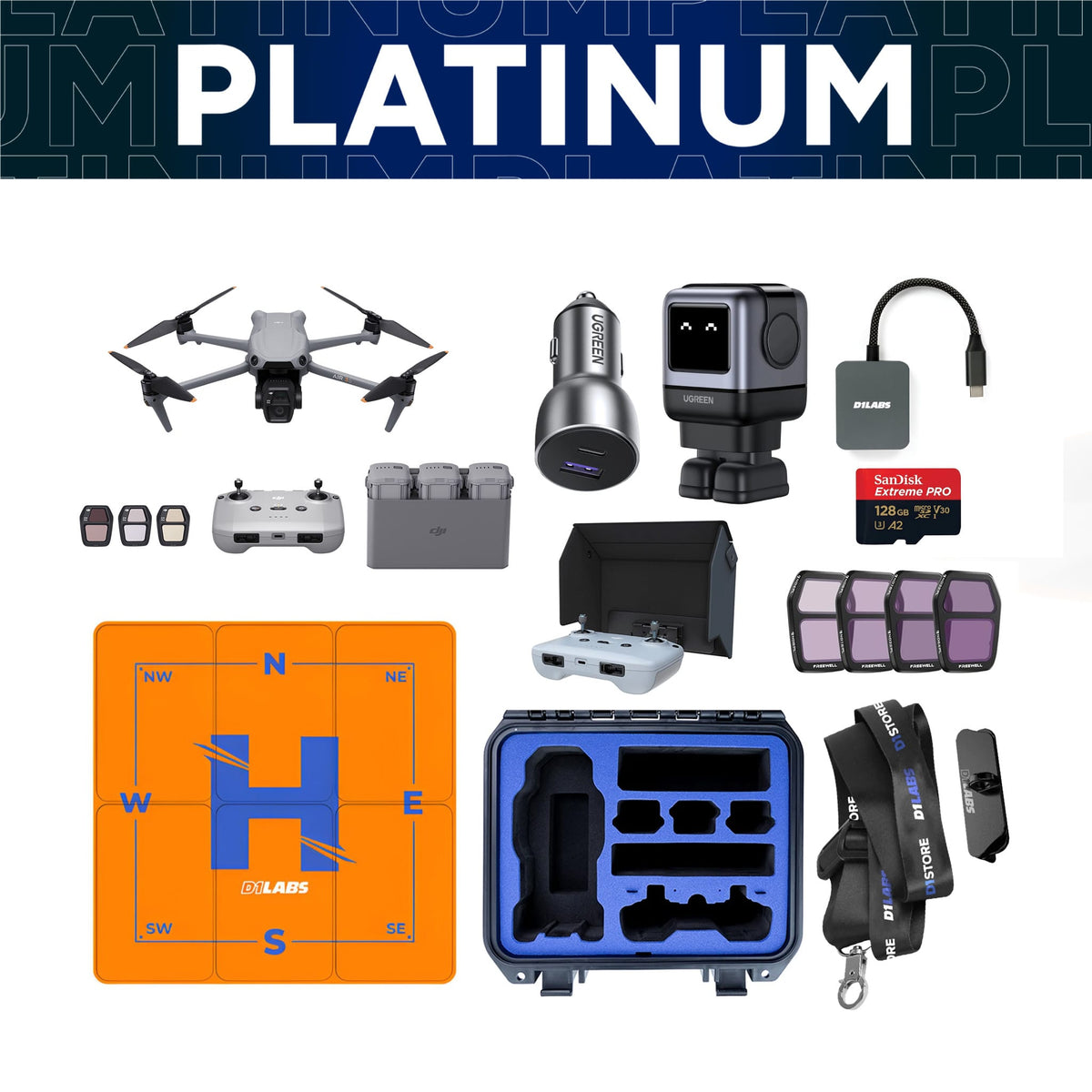 DJI Air 3S Platinum Combo (DJI RC-N3) — detail