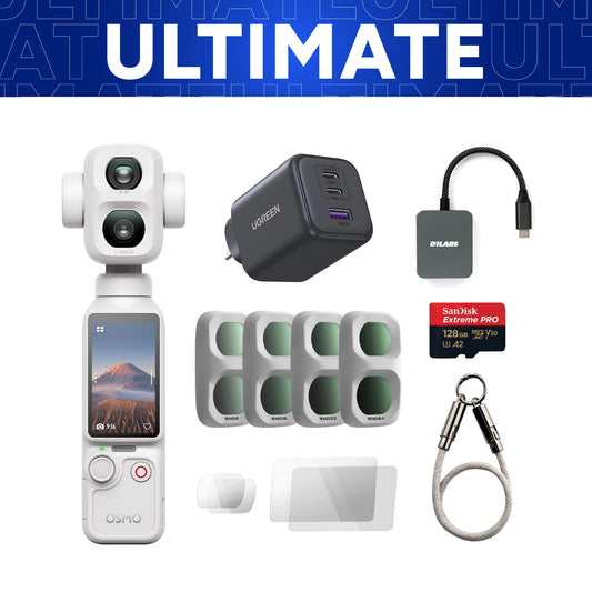 Osmo Pocket 4P (Pearl White) Ultimate Combo — detail