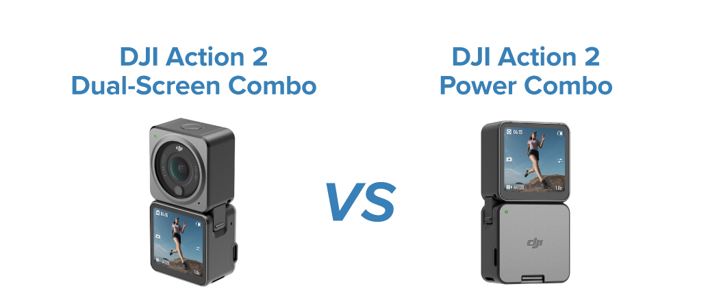 DJI Action 2 Dual Screen Combo vs Power Combo