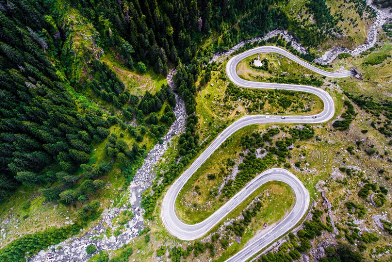 Infinite Road to Transylvania Themed Aerial Photos Taken with the Mavic Pro and Phantom 4