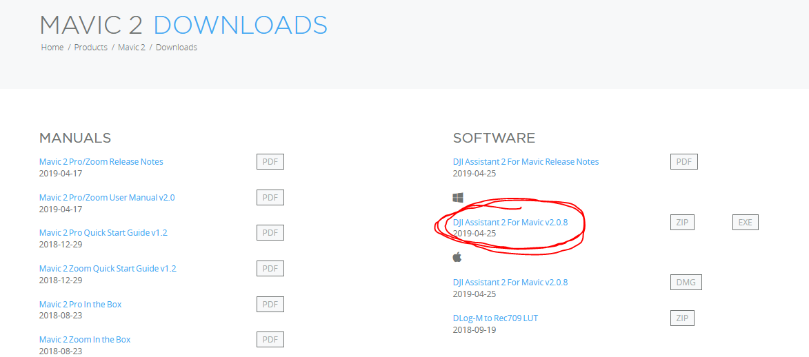 dji mavic air firmware update 2019