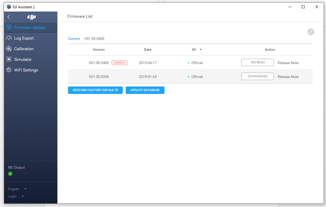 How to update your drone's firmware DJI Assistant 2.