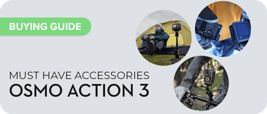 Must Have Accessories for DJI Osmo Action 3