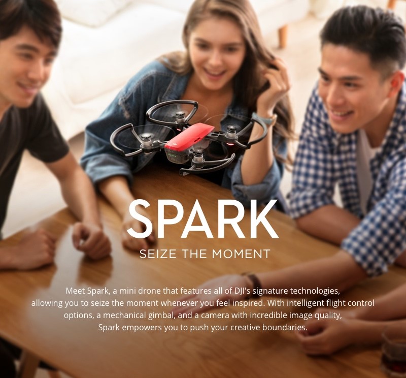 DJI Spark Alpine White with Free Remote Controller (Overview) at D1 Store Australia