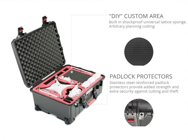 DJI PGYTECH Phantom 4 Series –Safety Carrying Case Australia (Padlock Protectors) at D1 Store