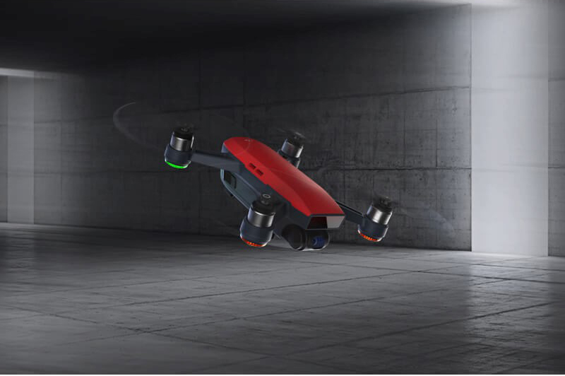 DJI Spark Alpine White with Free Remote Controller (Flight Performance) at D1 Store Australia