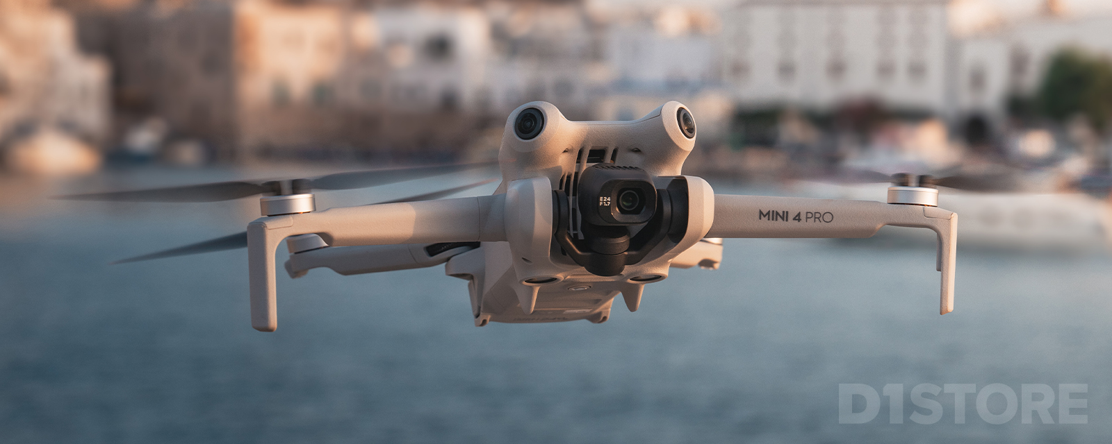 DJI Mini 4 Pro drone in flight